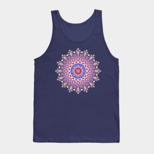 Symmetry 1 [purple, blue, red, off-white] Tank Top